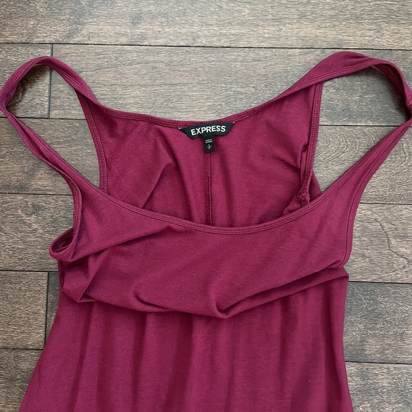 Express Tank Maxi Dress Cranberry S - Picture 2 of 5